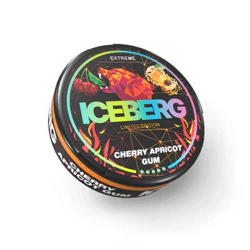 🍒🍑 Iceberg Cherry Apricot Gum – L’alliance fruitée inattendue au souffle mentholé