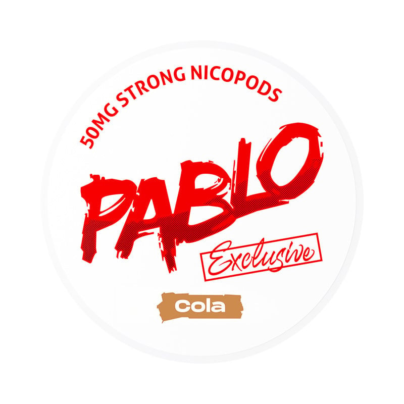 Pablo Exclusive Cola – No Nicotine Pouches Ultra Strong 🥤