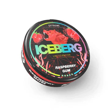 🍇 Iceberg Raspberry Gum – Framboise acidulée & fraîcheur bubble gum
