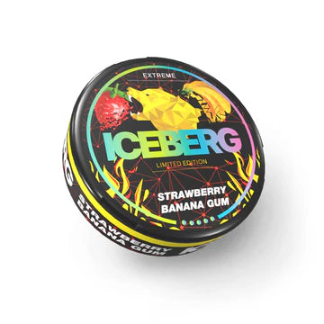 🍓🍌 Iceberg Strawberry Banana Gum – Smoothie fruité façon chewing-gum givré