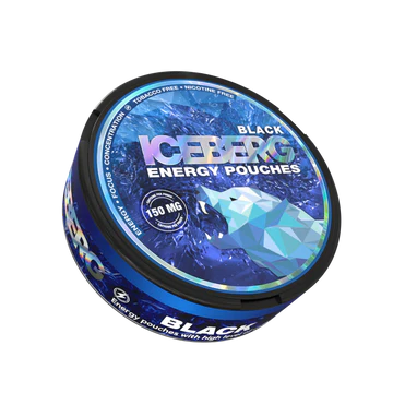 ⚫ Iceberg Energy Black – L’intensité glacée, 150mg de caféine pure