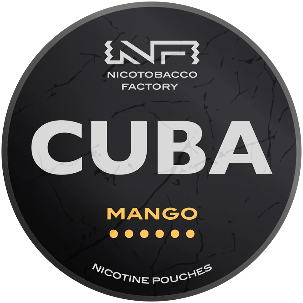 🍋🖤 Cuba Mango – Une saveur exotique et intense.