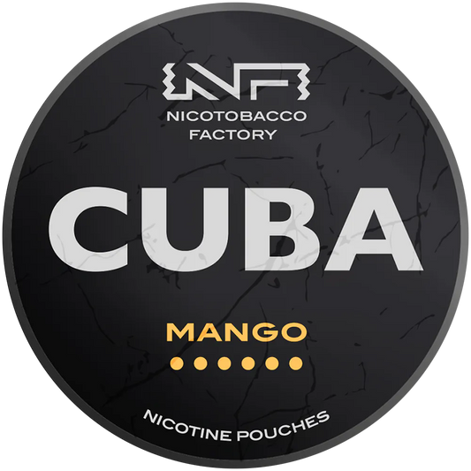 🍋🖤 Cuba Mango – Une saveur exotique et intense.