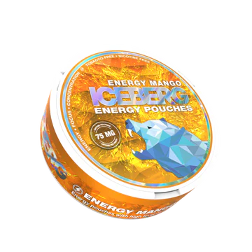 🥭 Iceberg Energy Mango – Énergie tropicale, 75mg de caféine