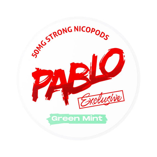 🌿🧊 Pablo Green Mint 50 mg – Menthe verte intense. Une puissance hors norme.