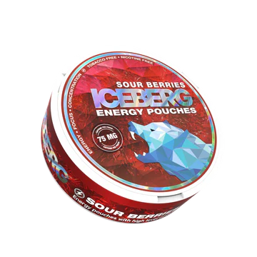 🍓⚡ Iceberg Energy Sour Berries – Le boost acidulé aux fruits rouges, 75mg de caféine