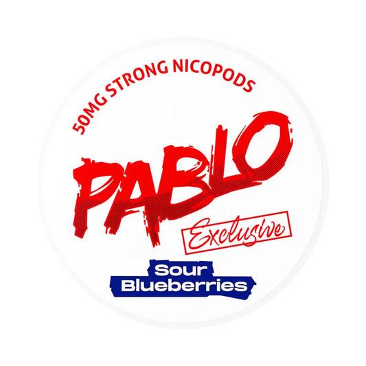 🫐⚡ Pablo Sour Blueberries 50 mg – La myrtille acidulée. Une puissance hors norme.