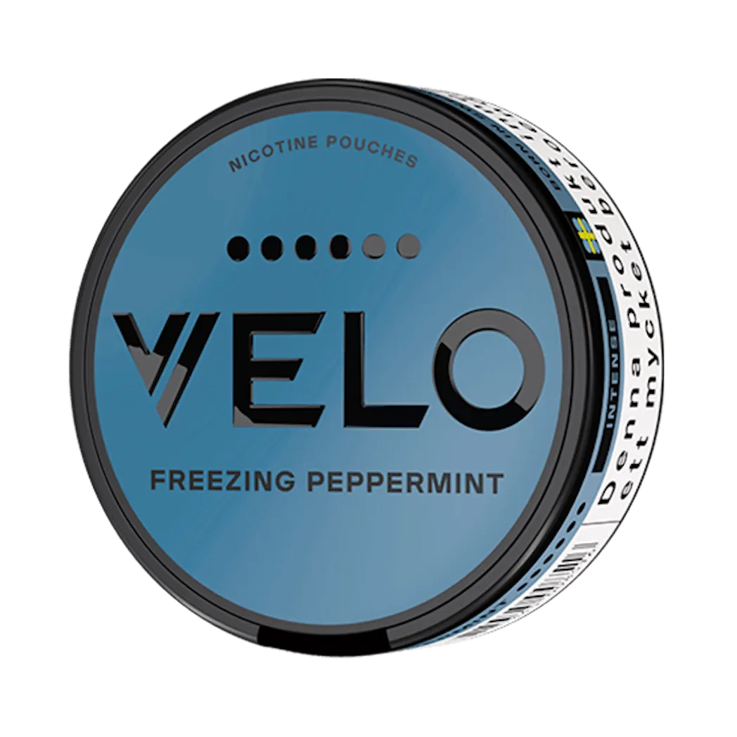 ❄️ VELO Freezing Peppermint Max – 17 mg de nicotine par sachet
