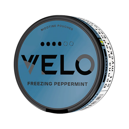 ❄️ VELO Freezing Peppermint Slim Max – 17 mg de nicotine par sachet