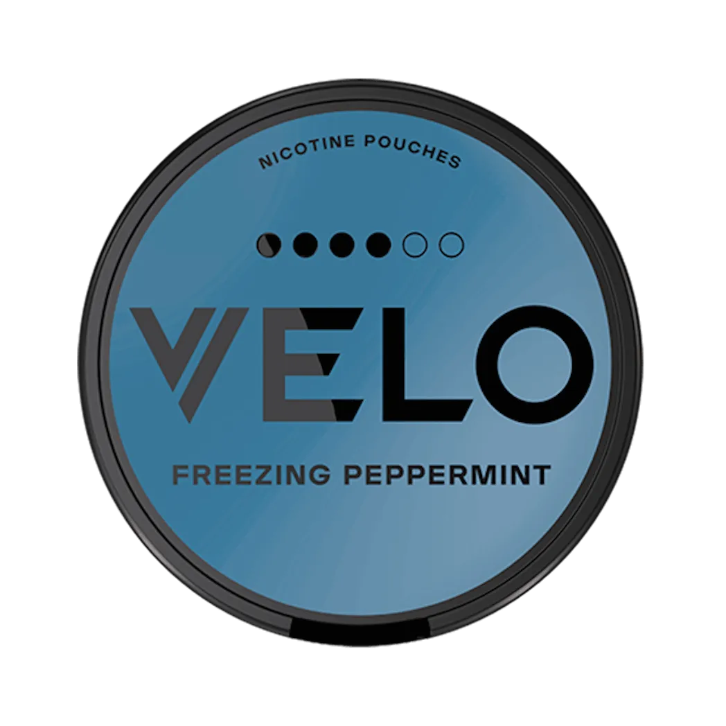 ❄️ VELO Freezing Peppermint Slim Max – 17 mg de nicotine par sachet