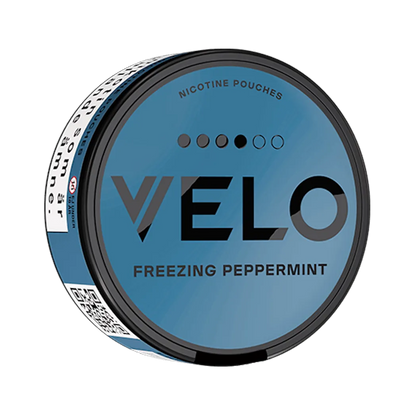 ❄️ VELO Freezing Peppermint Slim Max – 17 mg de nicotine par sachet